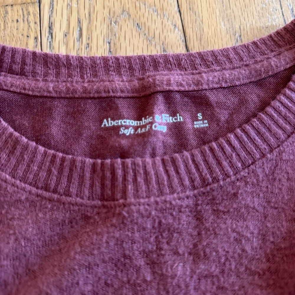 Abercrombie & Fitch Women's Maroon body suit